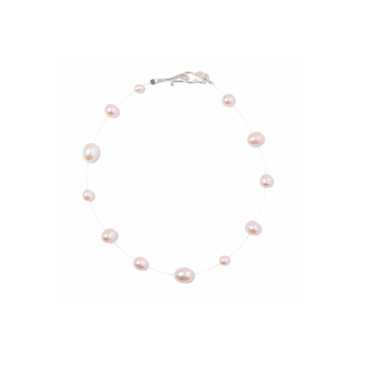 Pink Pearl Anklet 'Hailey Special'