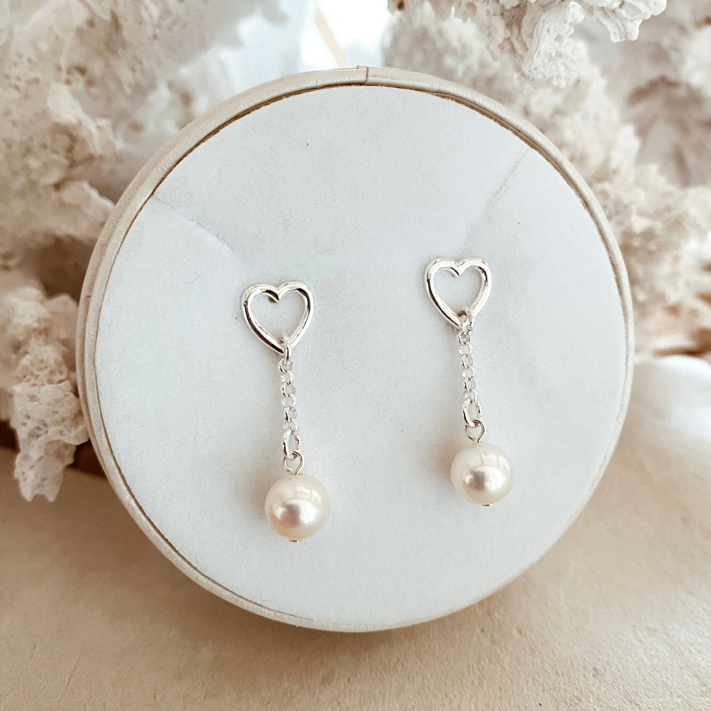 Little Hearts Studs and Drop Sweet Hearts 'Sweetheart'