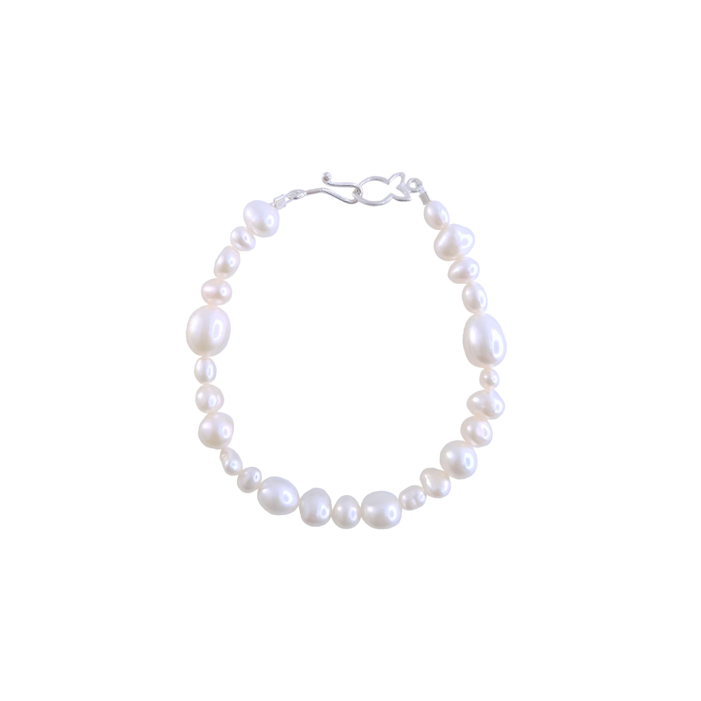 White Full Strand Bracelet