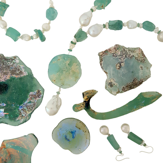 Ancient  Roman Glass Necklace