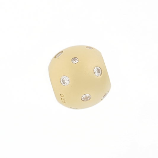 Charm Cubic Zirconia Gold Plated